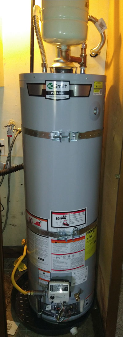 Water Heater - full view front